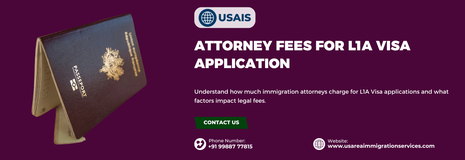 Attorney Fees for L1A Visa Application